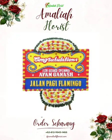 Sewa Papan Bunga Balongmacekan